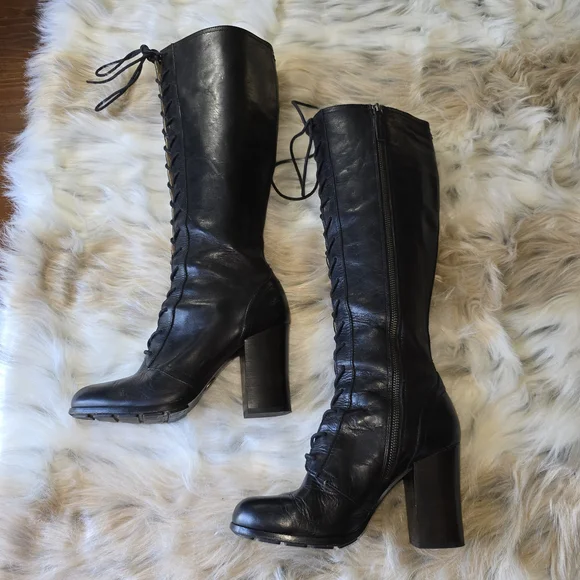 Frye Tall Parker Lace Up Boot - Picture 14 of 16